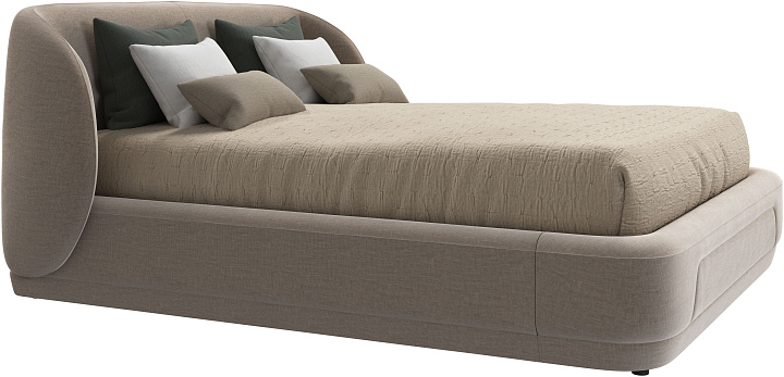 Кровать Bolzano - Napoli 2267 Ткань песочного цвета -  Под заказ