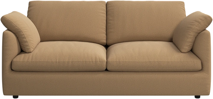 2-х местный диван Milano - Arezzo ткань  цвета охры 3333 -  Под заказ