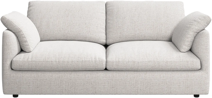2-х местный диван Milano - Lucca ткань белого цвета 3321 -  Под заказ