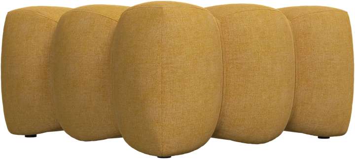 Пуф Nawabari - Tomelilla fabric 3143 Mustard  -  Под заказ